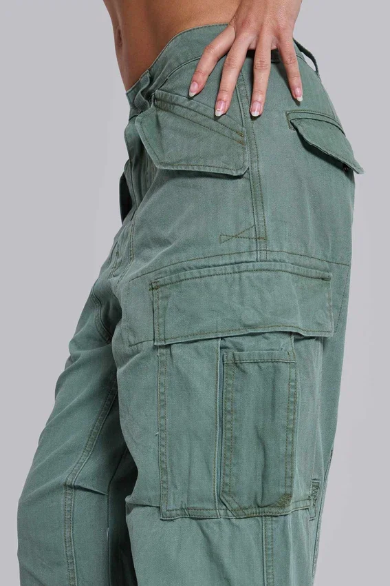 Utility Khaki Cargo Pants