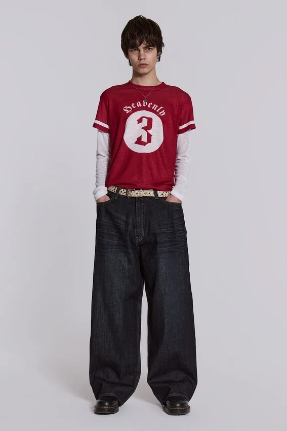 Veckade indigo XL Colossus Jeans