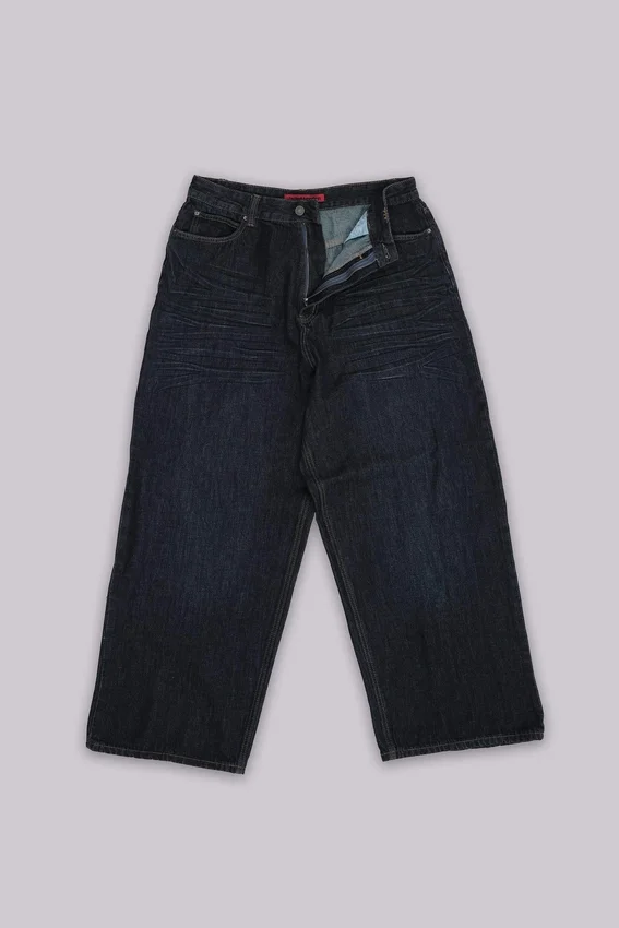 Veckade indigo XL Colossus Jeans