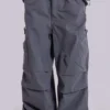 Vintage grå Parachute Cargo-byxor