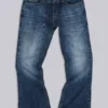 Vintage-tvättade Jude Bootcut-jeans med utsvängda ben