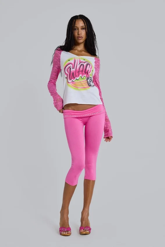 Wag Airbrush Raglan-T-shirt