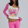 Wag Airbrush Raglan-T-shirt