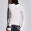 White Haze Henley-toppar