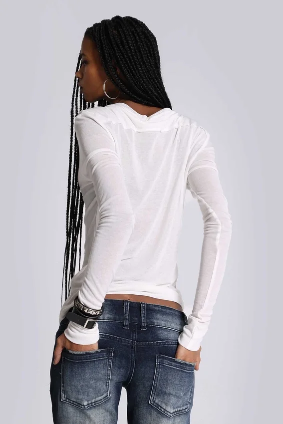 White Haze Henley-toppar