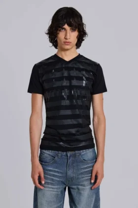 Winner T-shirt med V-ringning