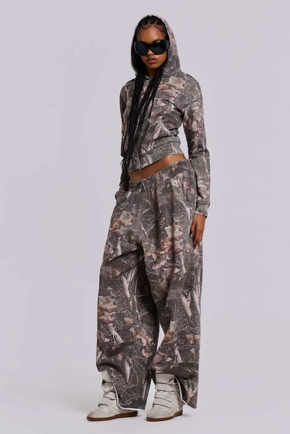 Woodland Camo Baggy Monster Joggers