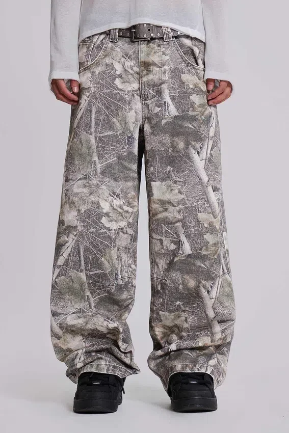 Woodland-kamouflage Colossus-baggyjeans