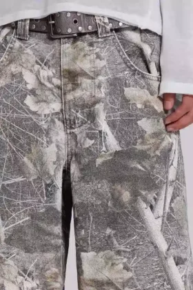 Woodland-kamouflage Colossus-baggyjeans