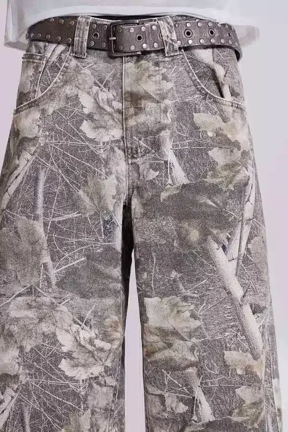 Woodland-kamouflage Colossus-baggyjeans