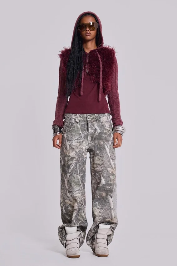 Woodland-kamouflage Colossus-baggyjeans