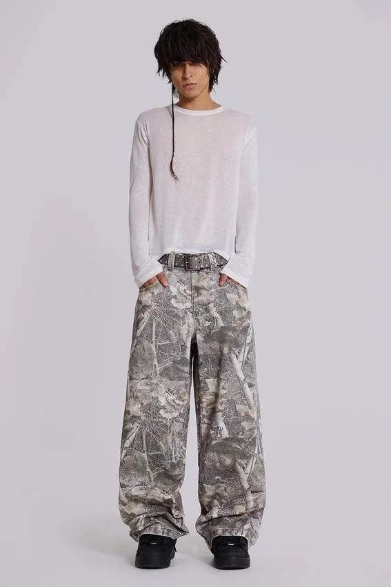 Woodland-kamouflage Colossus-baggyjeans