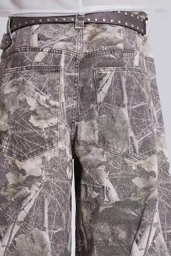 Woodland-kamouflage Colossus-baggyjeans