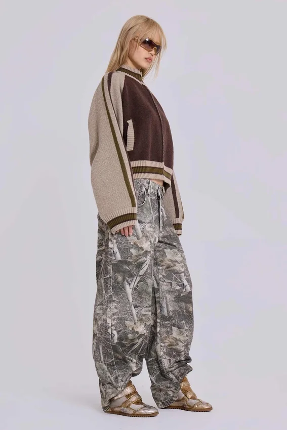 Woodland-kamouflage Colossus-baggyjeans