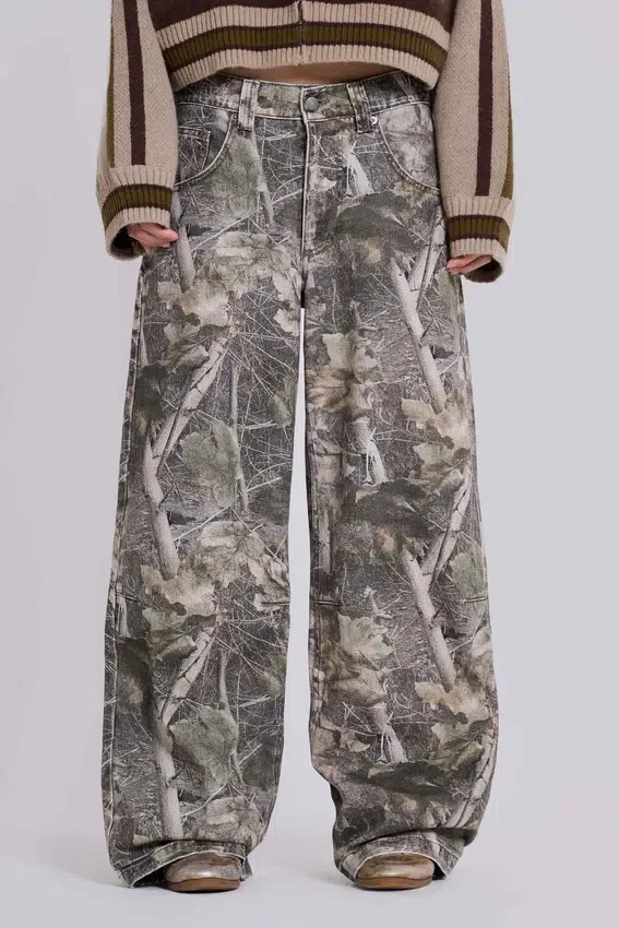 Woodland-kamouflage Colossus-baggyjeans
