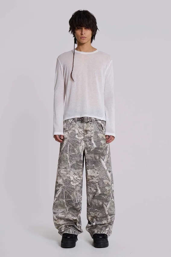 Woodland-kamouflage Colossus-baggyjeans