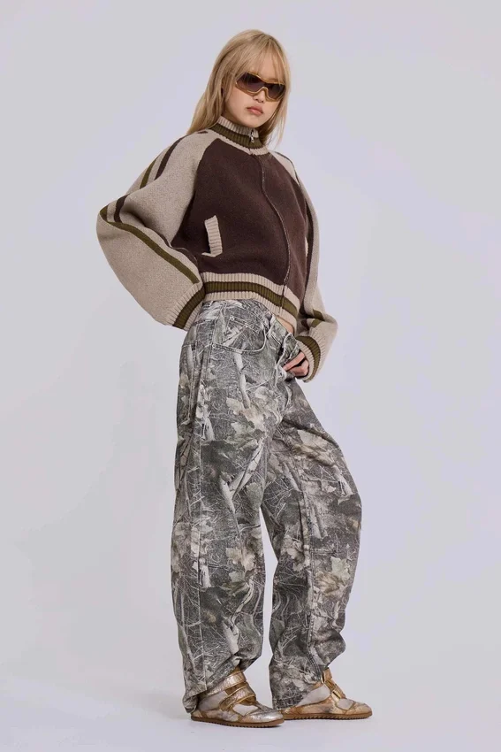 Woodland-kamouflage Colossus-baggyjeans