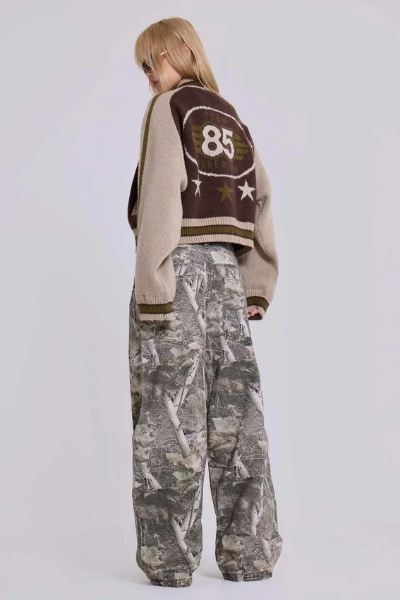 Woodland-kamouflage Colossus-baggyjeans