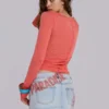 Zadie Airbrush-denimminikjol