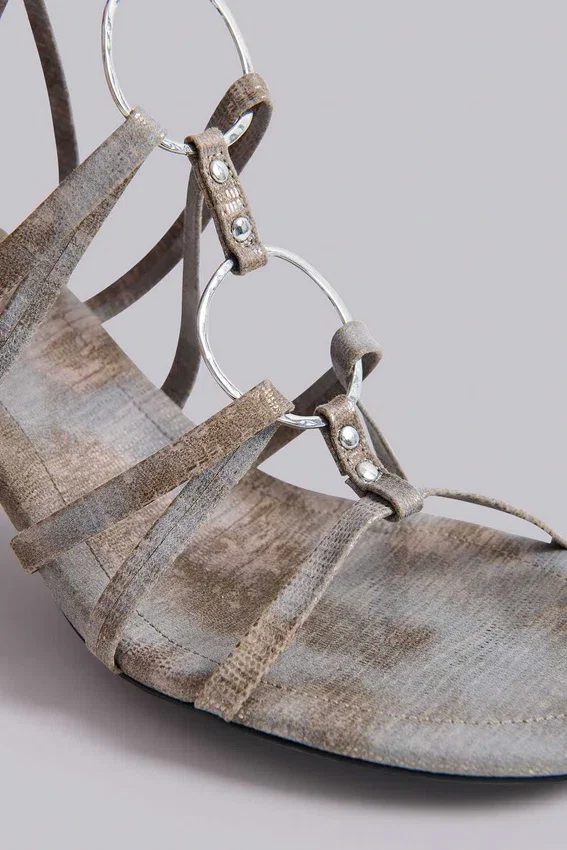 Zira gladiatorsandaler med klack